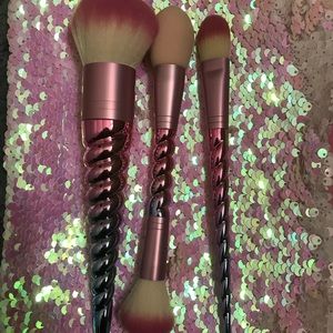 Unicorn makeup brushes